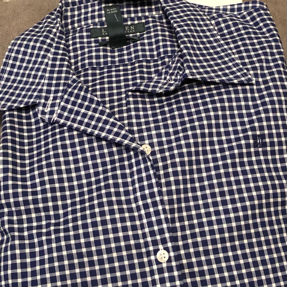 Ralph Lauren Gingham Button Down Shirt